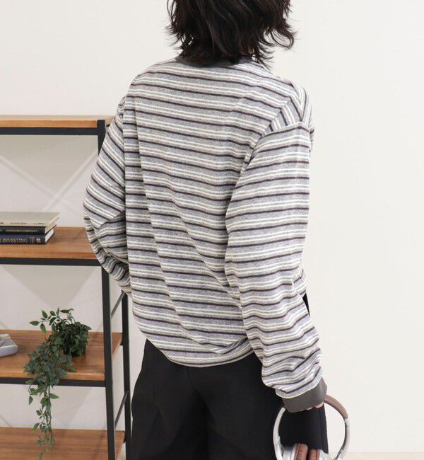 fredy emue「【GEVACO/ゲバコ】リンガーヘンリーボーダーロンTシャツ」|Tシャツ・カットソー|