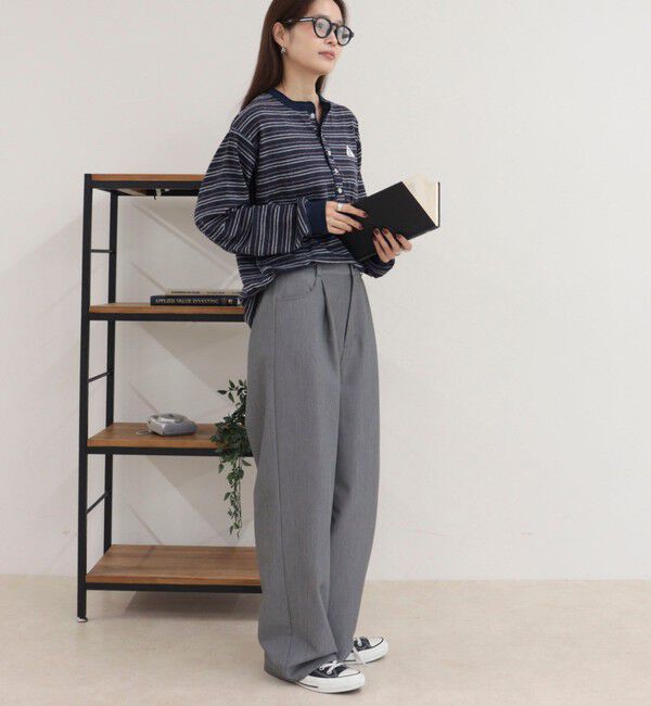 fredy emue「【GEVACO/ゲバコ】リンガーヘンリーボーダーロンTシャツ」|Tシャツ・カットソー|