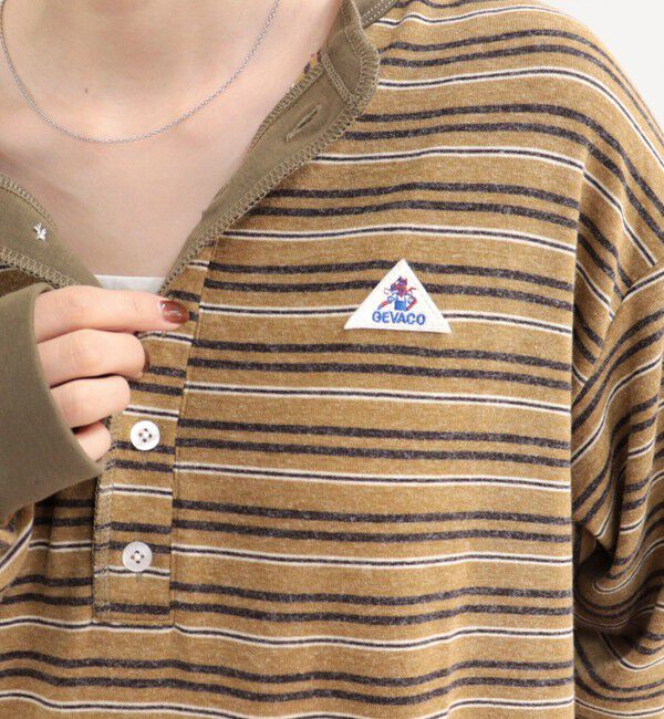 fredy emue「【GEVACO/ゲバコ】リンガーヘンリーボーダーロンTシャツ」|Tシャツ・カットソー|
