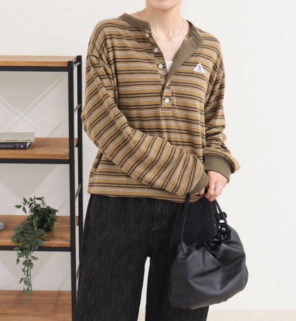 fredy emue「【GEVACO/ゲバコ】リンガーヘンリーボーダーロンTシャツ」|Tシャツ・カットソー|