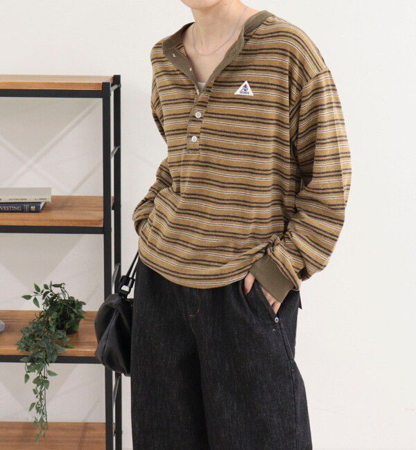 fredy emue「【GEVACO/ゲバコ】リンガーヘンリーボーダーロンTシャツ」|Tシャツ・カットソー|