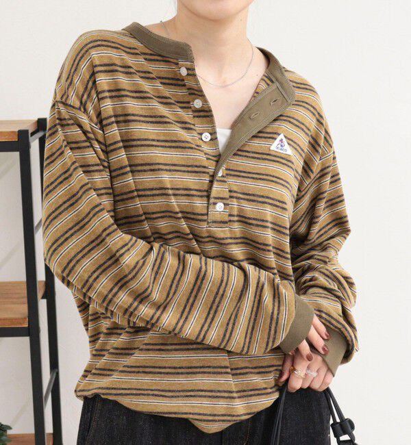 fredy emue「【GEVACO/ゲバコ】リンガーヘンリーボーダーロンTシャツ」|Tシャツ・カットソー|