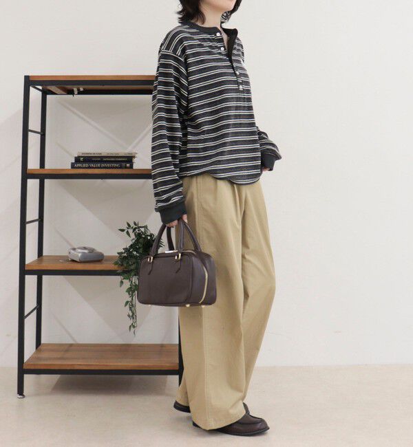 fredy emue「【GEVACO/ゲバコ】リンガーヘンリーボーダーロンTシャツ」|Tシャツ・カットソー|