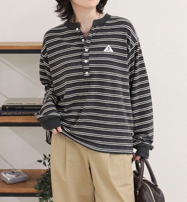 fredy emue「【GEVACO/ゲバコ】リンガーヘンリーボーダーロンTシャツ」|Tシャツ・カットソー|