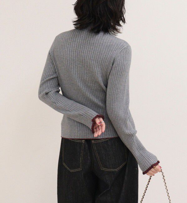 fredy emue「ワイドリブハイネックニットプルオーバー」|ニット・セーター|
