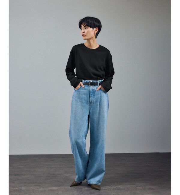 SALON adam et rope'「ダブルクロス プルオーバーブラウス / イージーケア・セットアップ対応」|シャツ・ブラウス|
