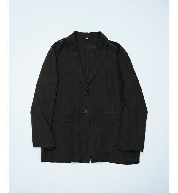 SALON adam et rope'「[26SS]GENTLE SILK ジャケット / セットアップ対応・洗える」|テーラードジャケット|