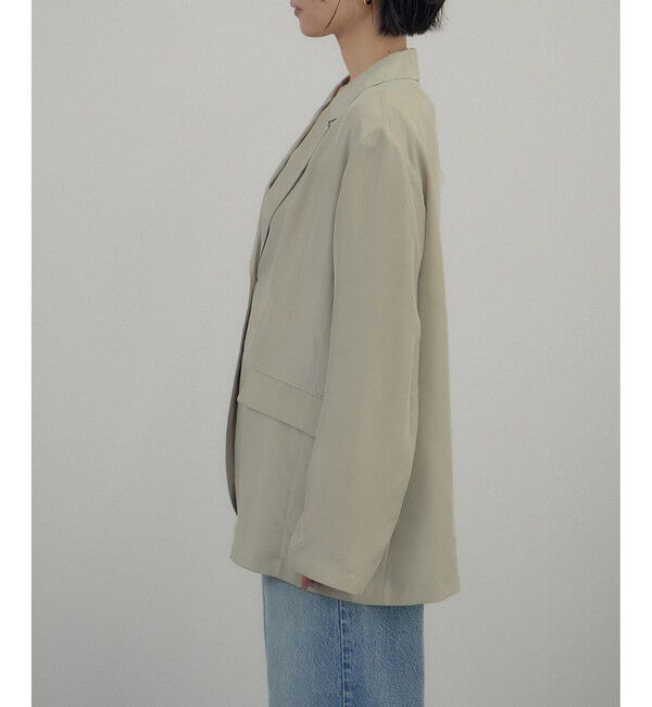 SALON adam et rope'「[26SS]GENTLE SILK ジャケット / セットアップ対応・洗える」|テーラードジャケット|