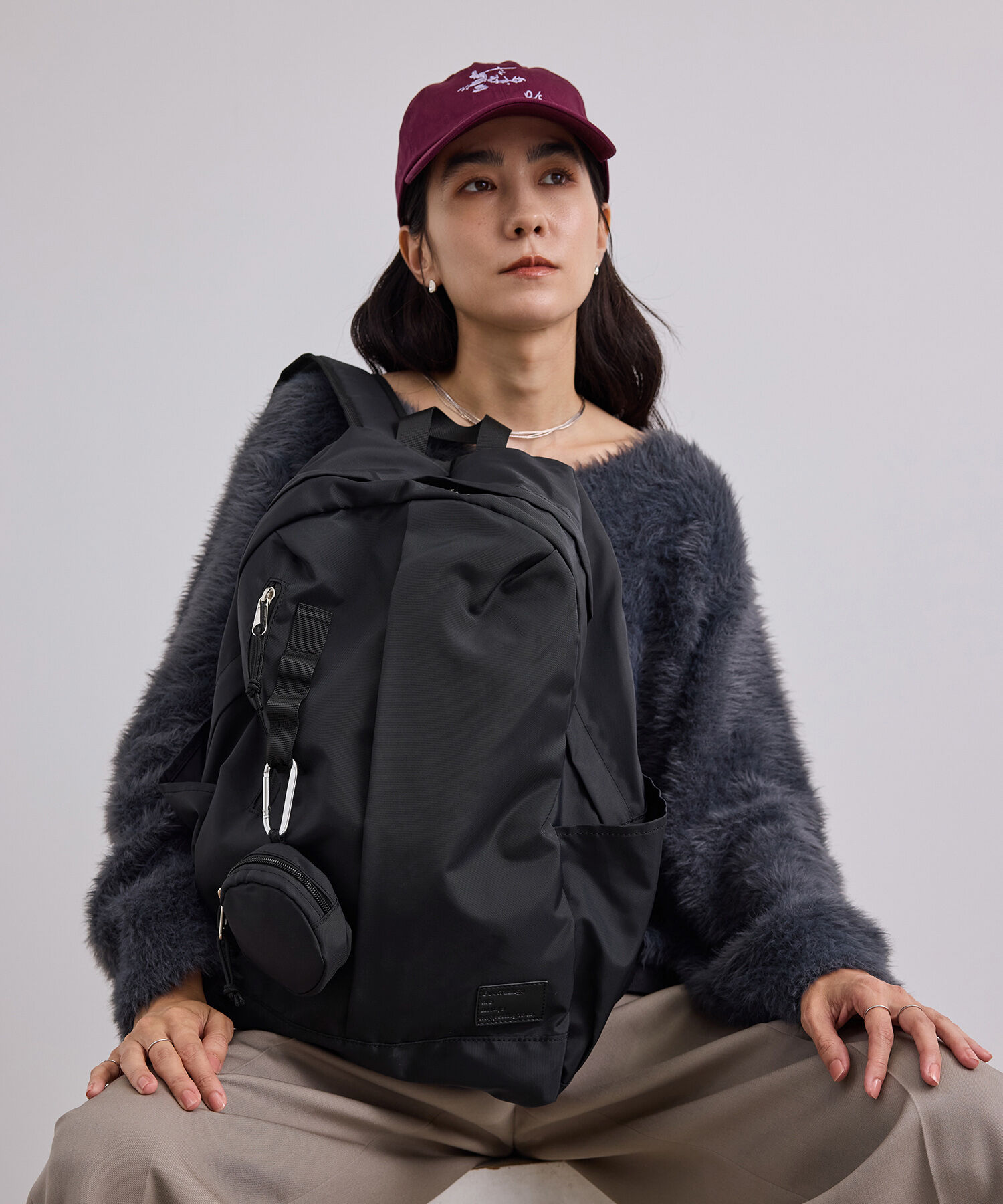 SALON adam et rope'「【WEB限定】ラウンドポーチ&エコバッグ付き撥水リュック」|リュック|