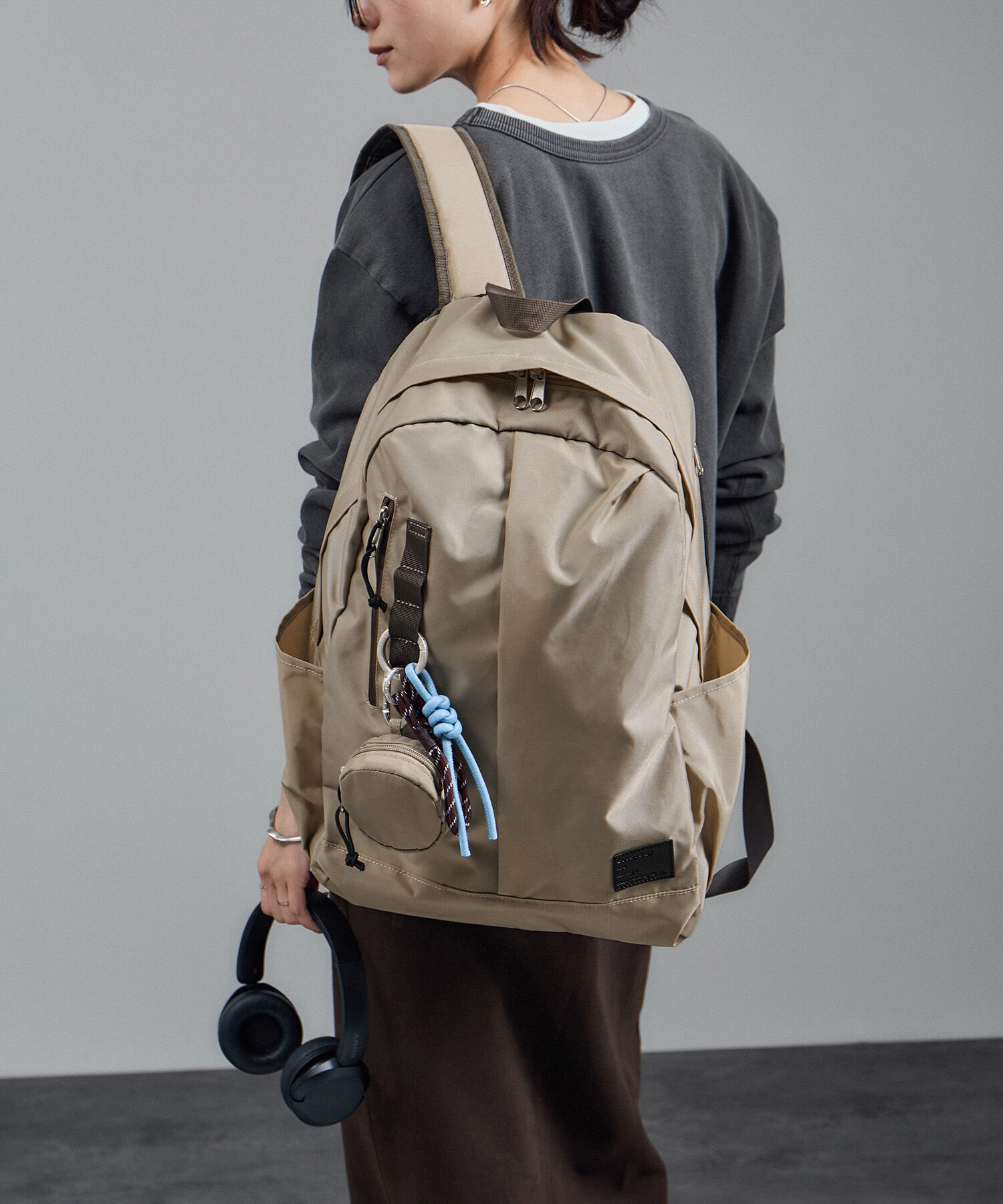 SALON adam et rope'「【WEB限定】ラウンドポーチ&エコバッグ付き撥水リュック」|リュック|