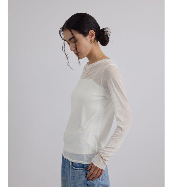 SALON adam et rope'「シアークルーネックプルオーバー」|Tシャツ・カットソー|