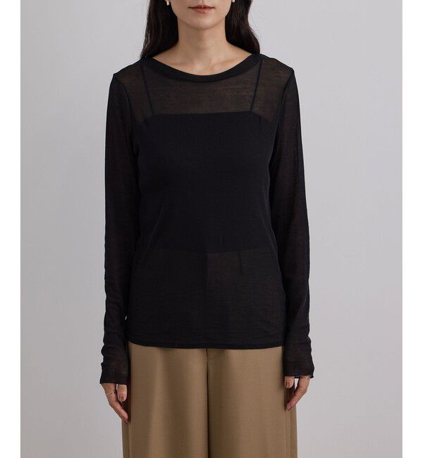 SALON adam et rope'「シアークルーネックプルオーバー」|Tシャツ・カットソー|