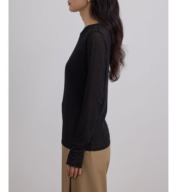 SALON adam et rope'「シアークルーネックプルオーバー」|Tシャツ・カットソー|