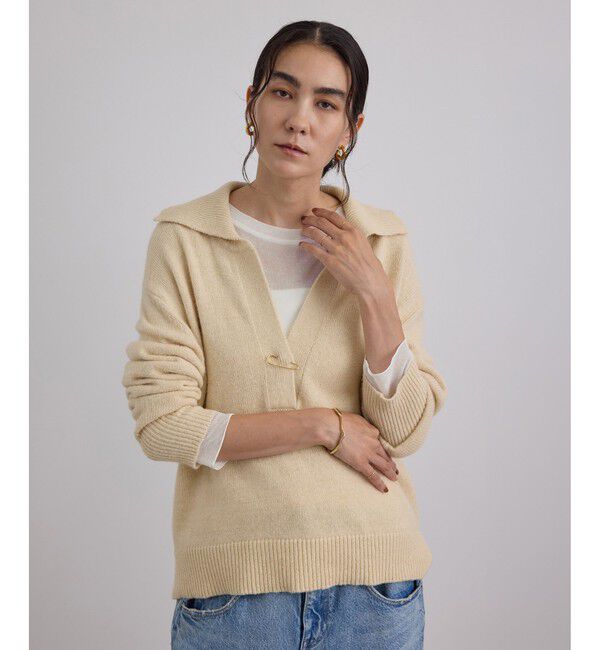 SALON adam et rope'「シアークルーネックプルオーバー」|Tシャツ・カットソー|