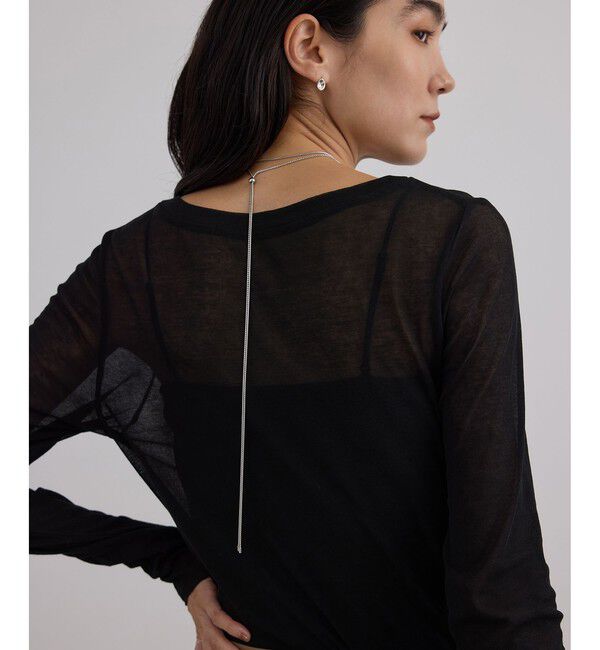 SALON adam et rope'「シアークルーネックプルオーバー」|Tシャツ・カットソー|