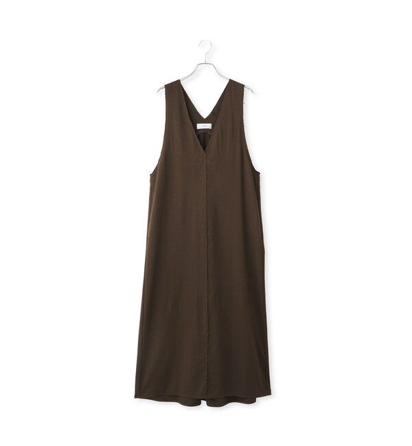 ADAM ET ROPE'「【WEB限定】カットオフノースリーブワンピース」|ワンピース|