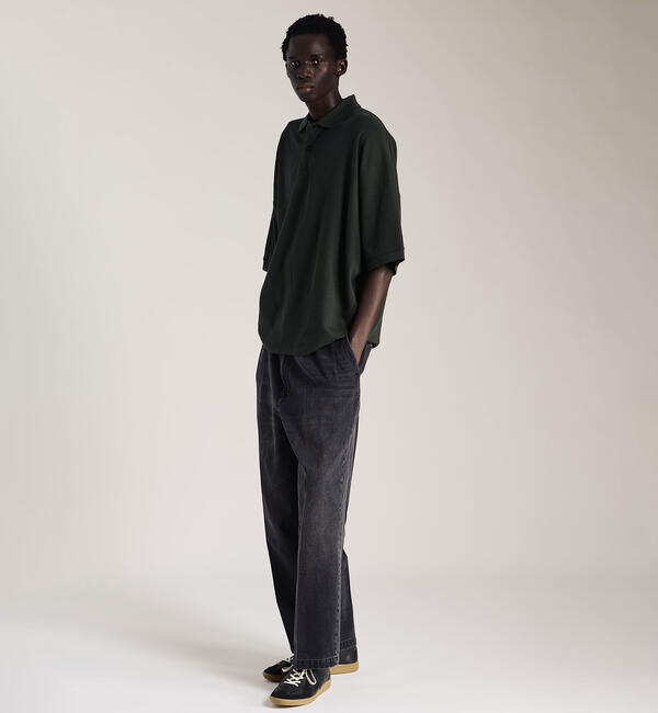  「handvaerk | コットンピケ ビッグポロシャツ MEN」|ポロシャツ|
