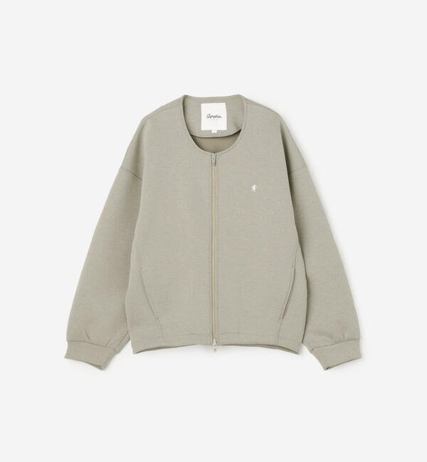 GYMPHLEX「Gymphlex | ダンボールニット ジップブルゾン MEN」|その他|KHAKI系1