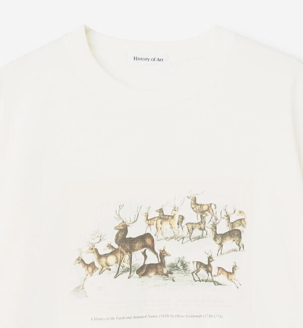  「History of Art | プリントTシャツ DEER MEN」|Tシャツ・カットソー|