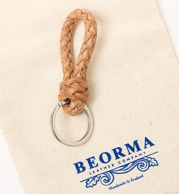 ABAHOUSE「【BEORMA/ベオーマ】プレイテッドキーフォブ/キーホルダーP0185」|チャーム・キーホルダー|ベージュ系その他1