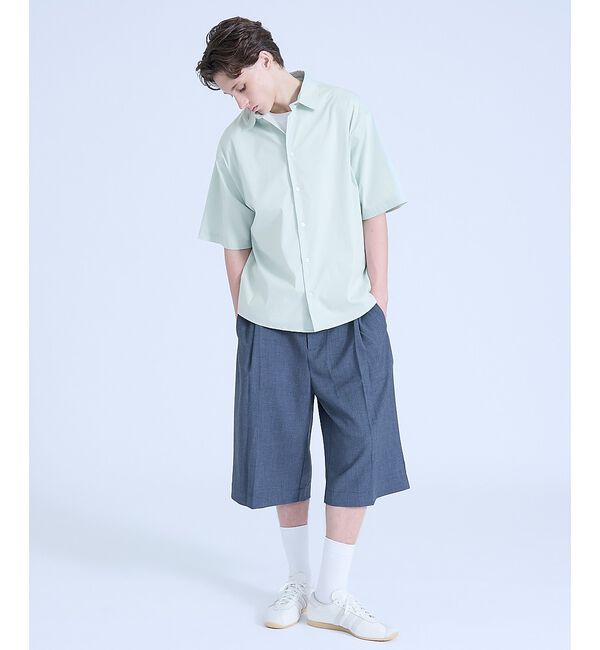 ABAHOUSE「TRシャンブレー バギーショーツ / ワイドショートパンツ」|その他|