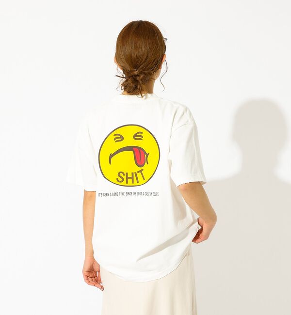 Rouge vif「【HANDTEX&times;Masayoshi Watanabe】スマイル プリントTシャ」|Tシャツ・カットソー|