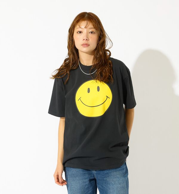 Rouge vif「【HANDTEX&times;Masayoshi Watanabe】スマイル プリントTシャ」|Tシャツ・カットソー|