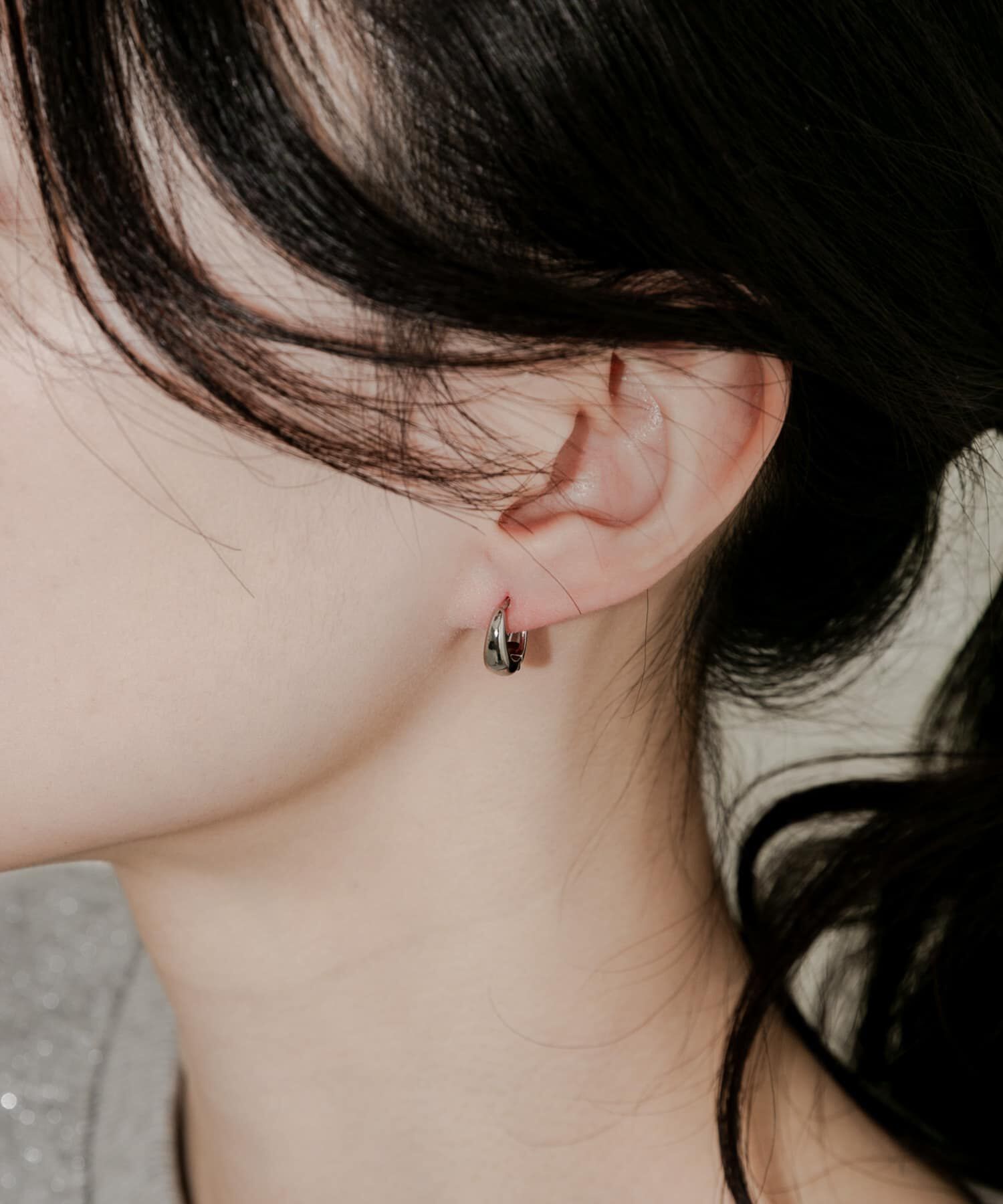 SMELLY「ステンレスミニドロップワンタッチピアス」|ピアス|