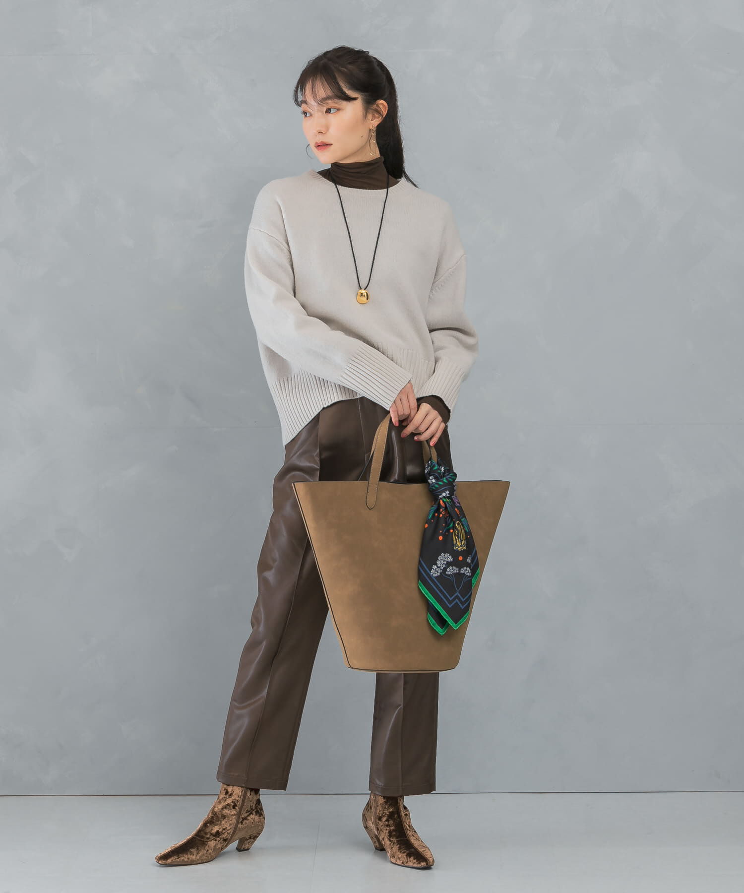 URBAN RESEARCH ROSSO「エクストラファインシームデザインニット」|ニット・セーター|