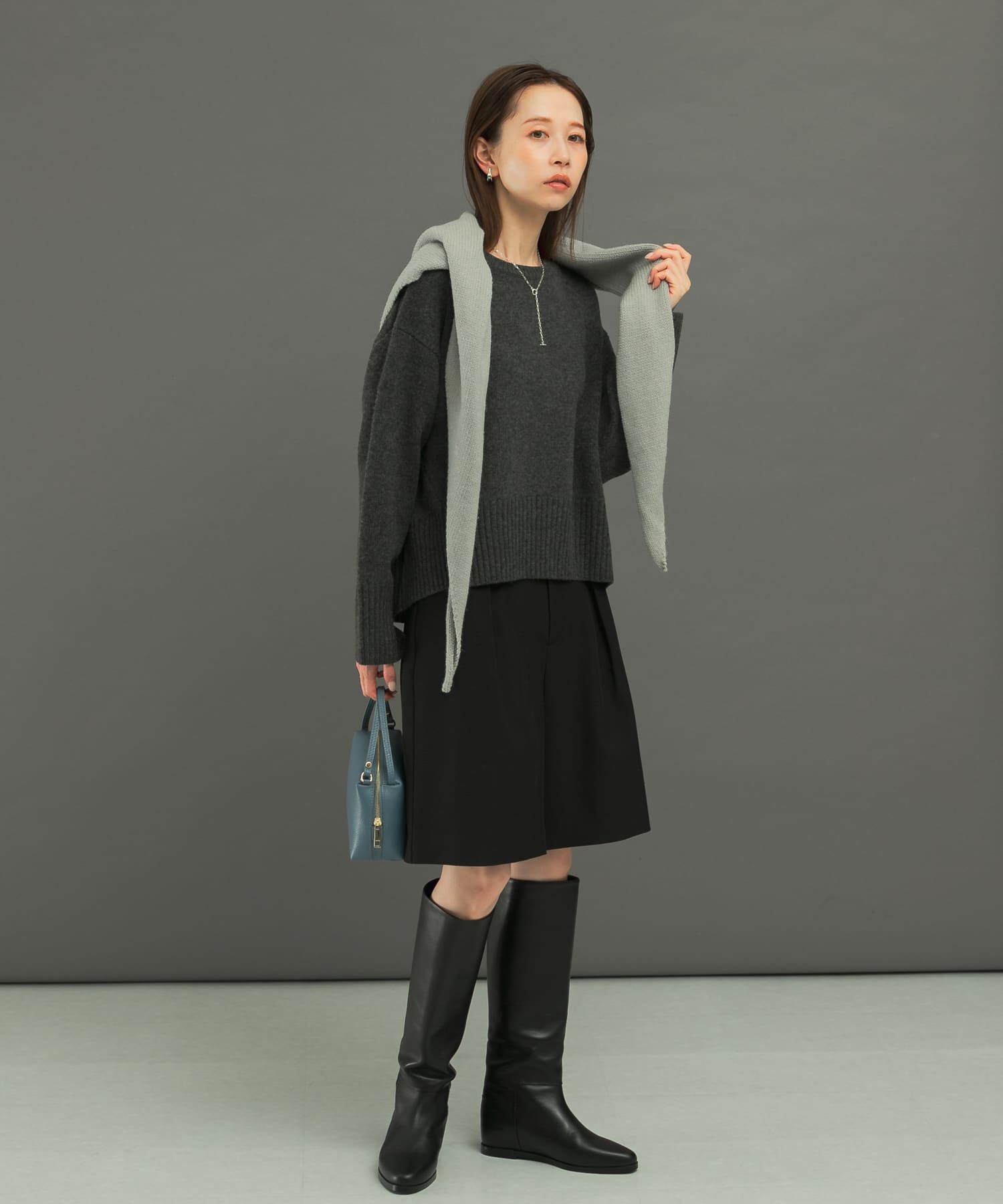 URBAN RESEARCH ROSSO「エクストラファインシームデザインニット」|ニット・セーター|