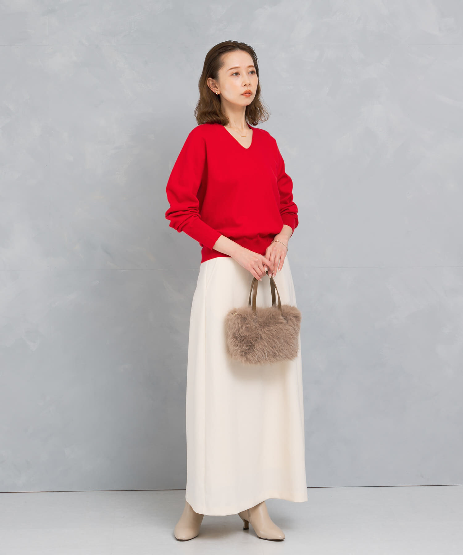 URBAN RESEARCH ROSSO「アンチピリングVネックシームレスニット」|ニット・セーター|