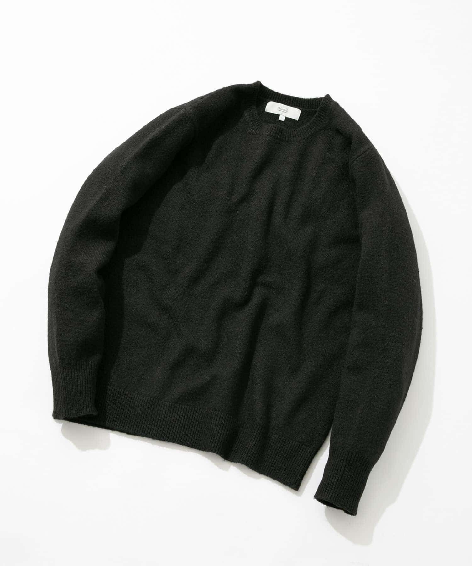 URBAN RESEARCH ROSSO「ブークレストレッチクルーニット」|ニット・セーター|