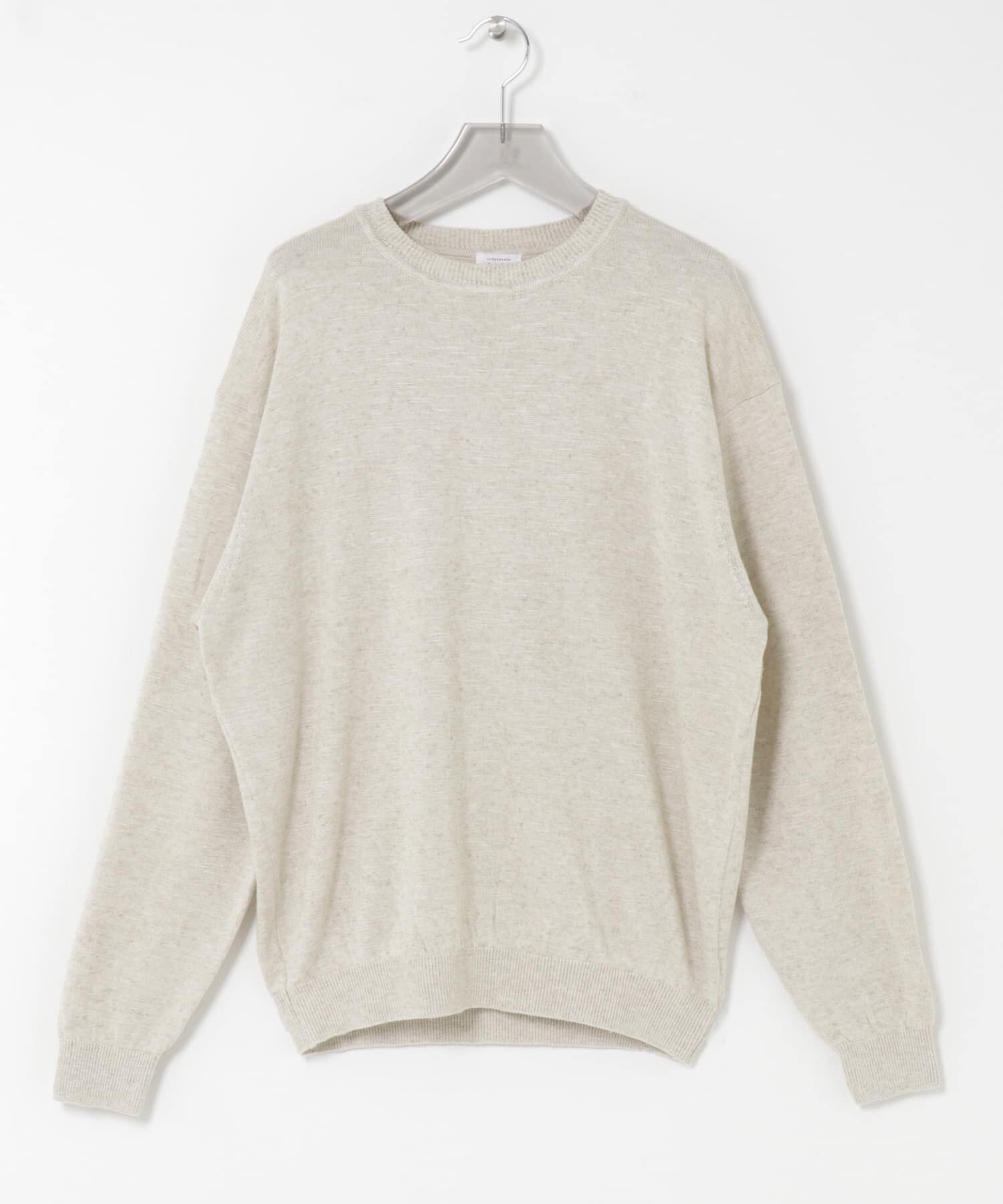URBAN RESEARCH「crepuscule　Rayon Linen Pullover」|ニット・セーター|ナチュラル
