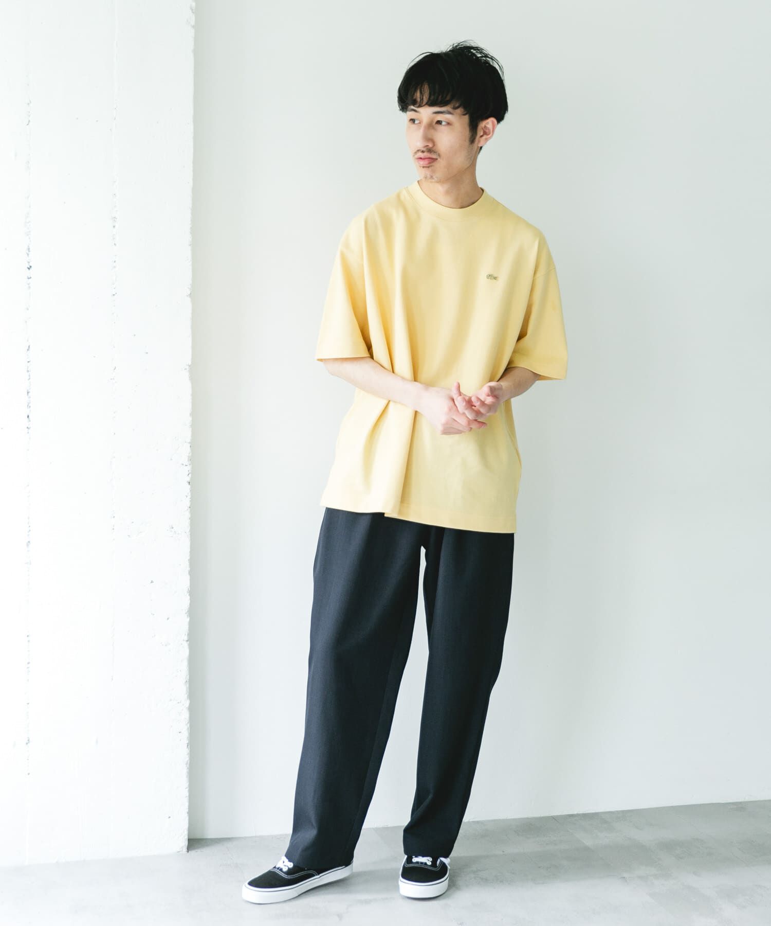 URBAN RESEARCH DOORS「『別注』LACOSTE&times;DOORS　MOSS STITCH SHORT-SLEEVE T-SHIRTS」|Tシャツ・カットソー|