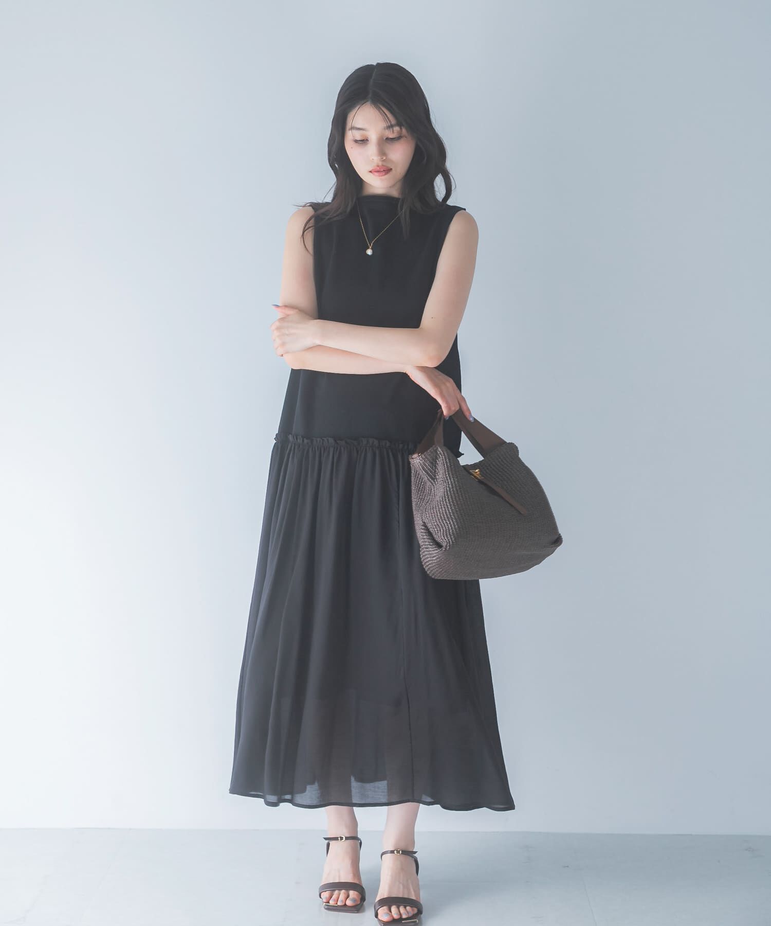 URBAN RESEARCH ROSSO「ドッキングストレートワンピース」|ワンピース|