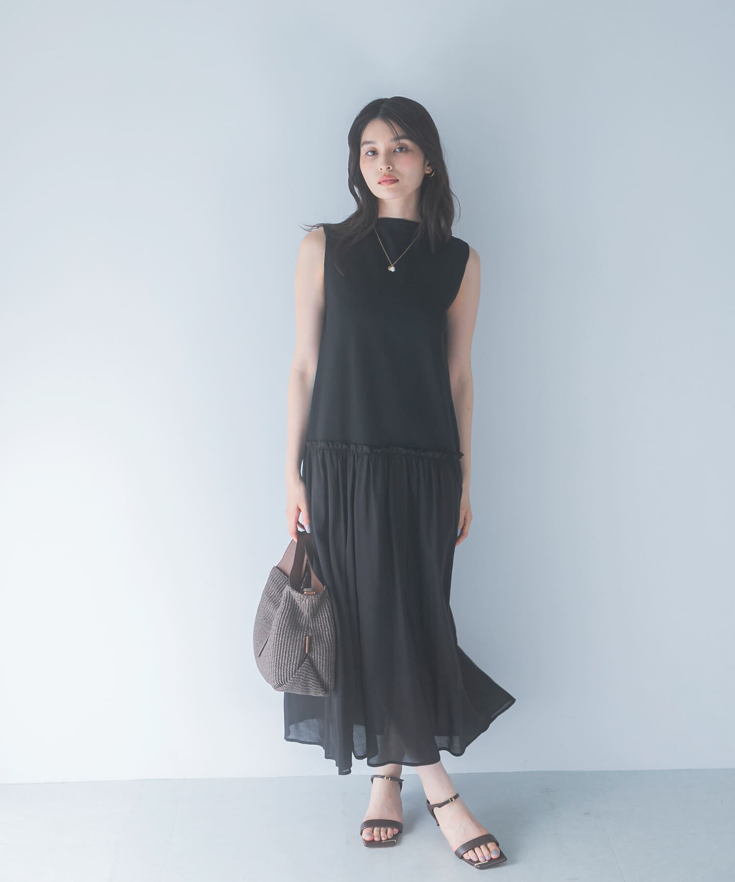 URBAN RESEARCH ROSSO「ドッキングストレートワンピース」|ワンピース|