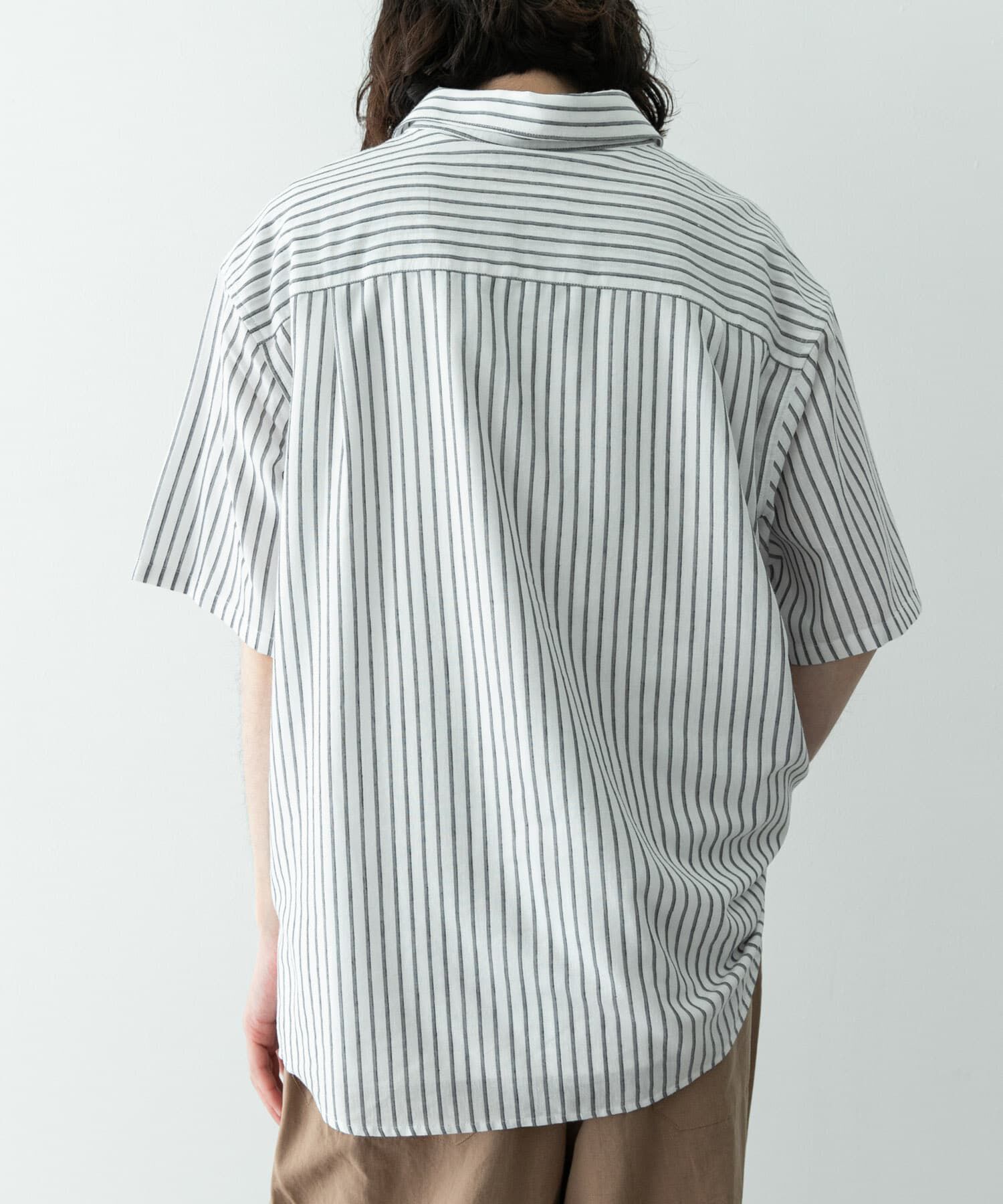 Sonny Label 「接触冷感リネン混ショートスリーブシャツ」|シャツ・ブラウス|