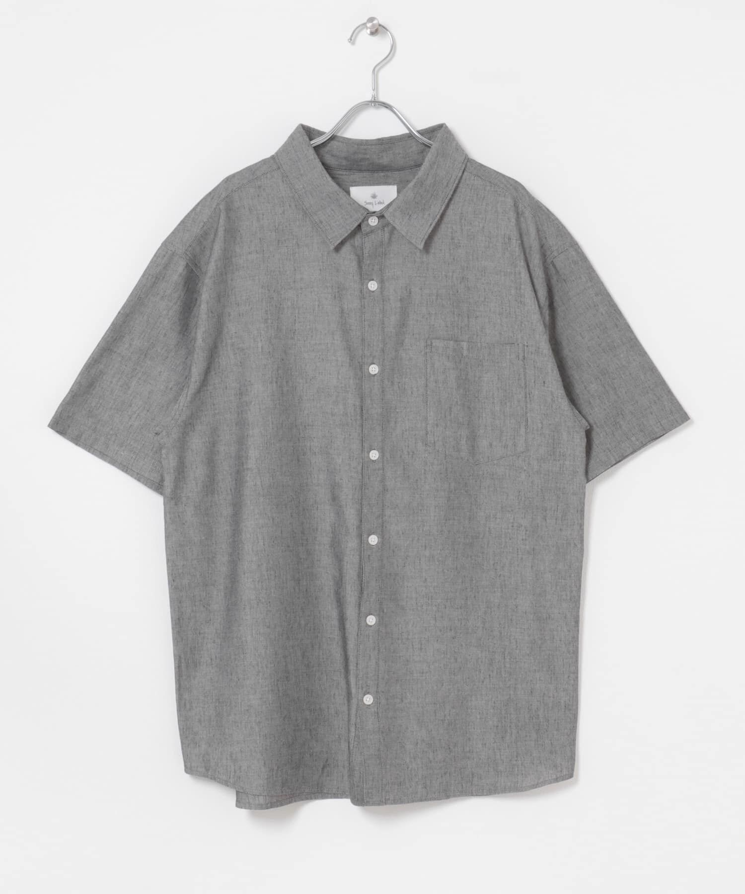 Sonny Label 「接触冷感リネン混ショートスリーブシャツ」|シャツ・ブラウス|