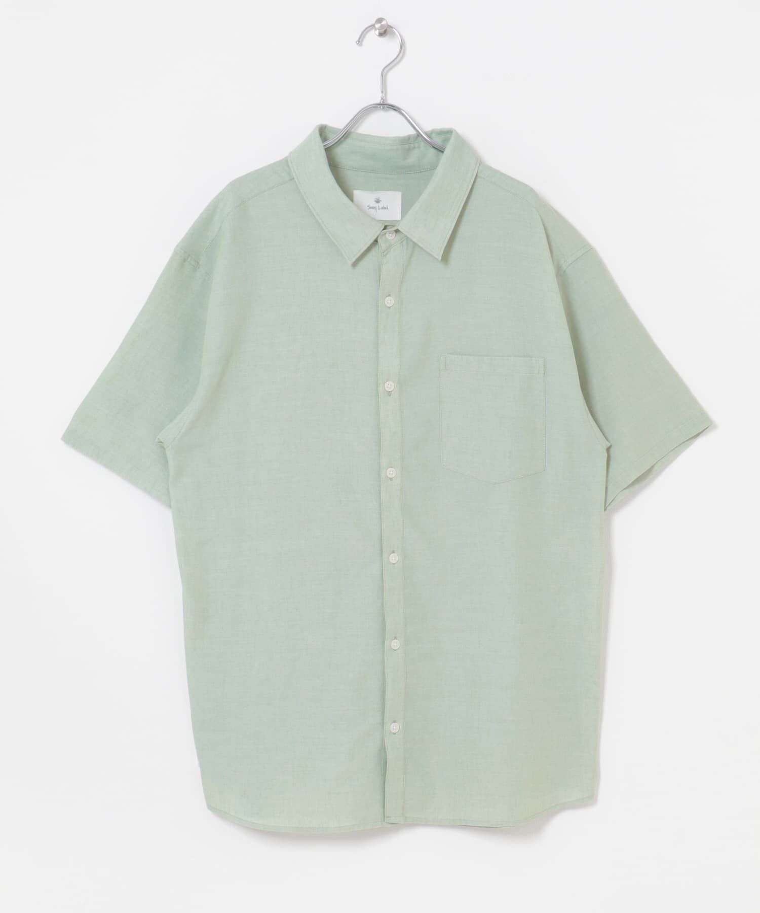 Sonny Label 「接触冷感リネン混ショートスリーブシャツ」|シャツ・ブラウス|