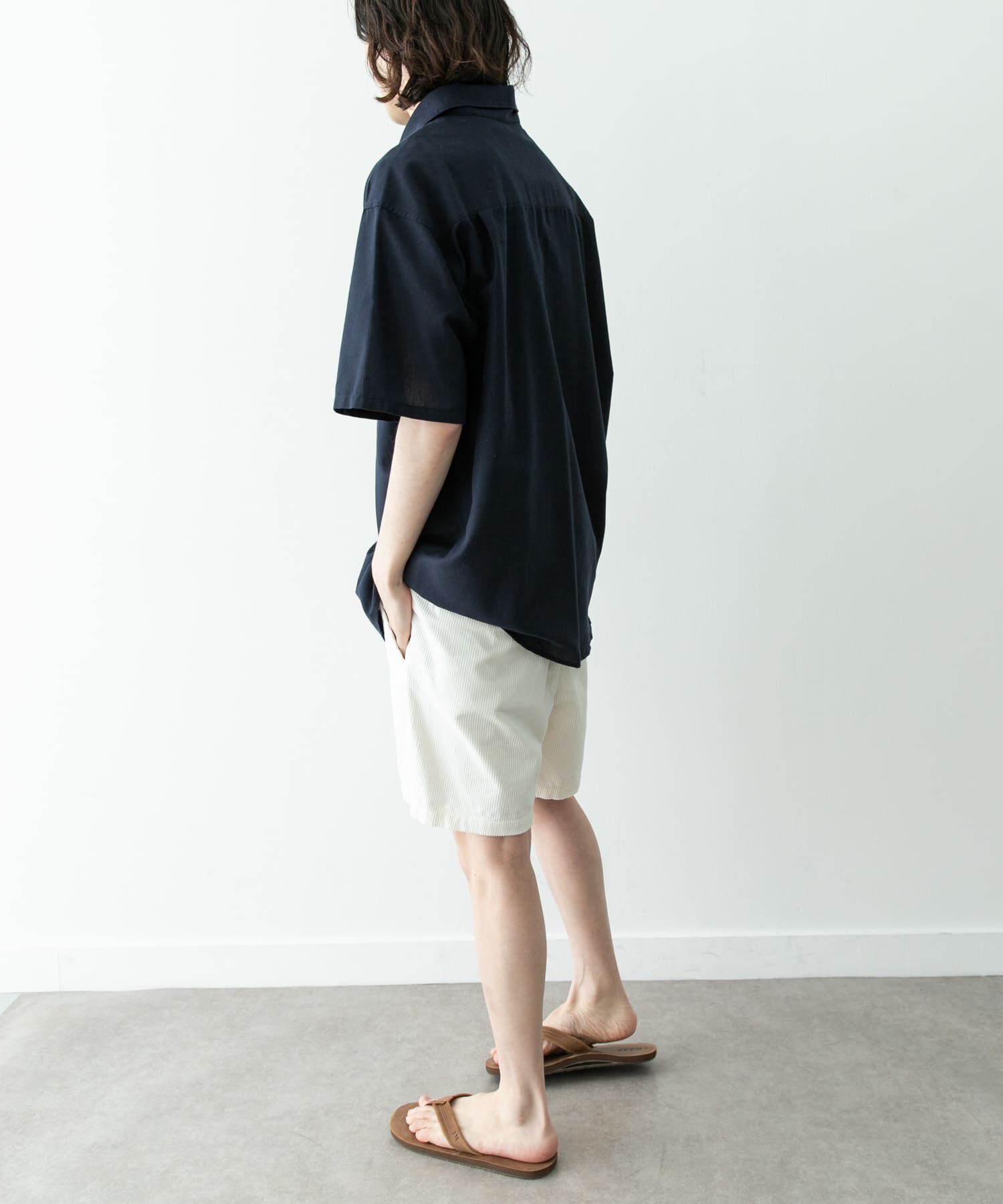 Sonny Label 「接触冷感リネン混ショートスリーブシャツ」|シャツ・ブラウス|
