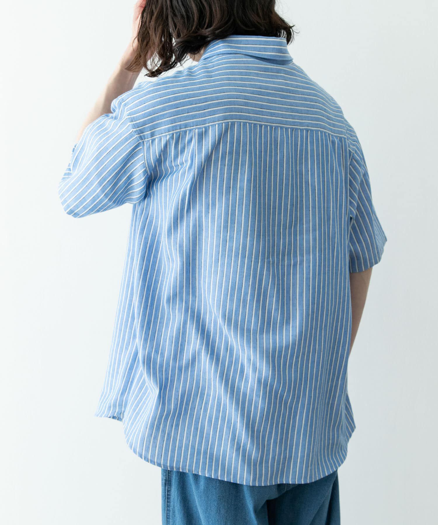 Sonny Label 「接触冷感リネン混ショートスリーブシャツ」|シャツ・ブラウス|