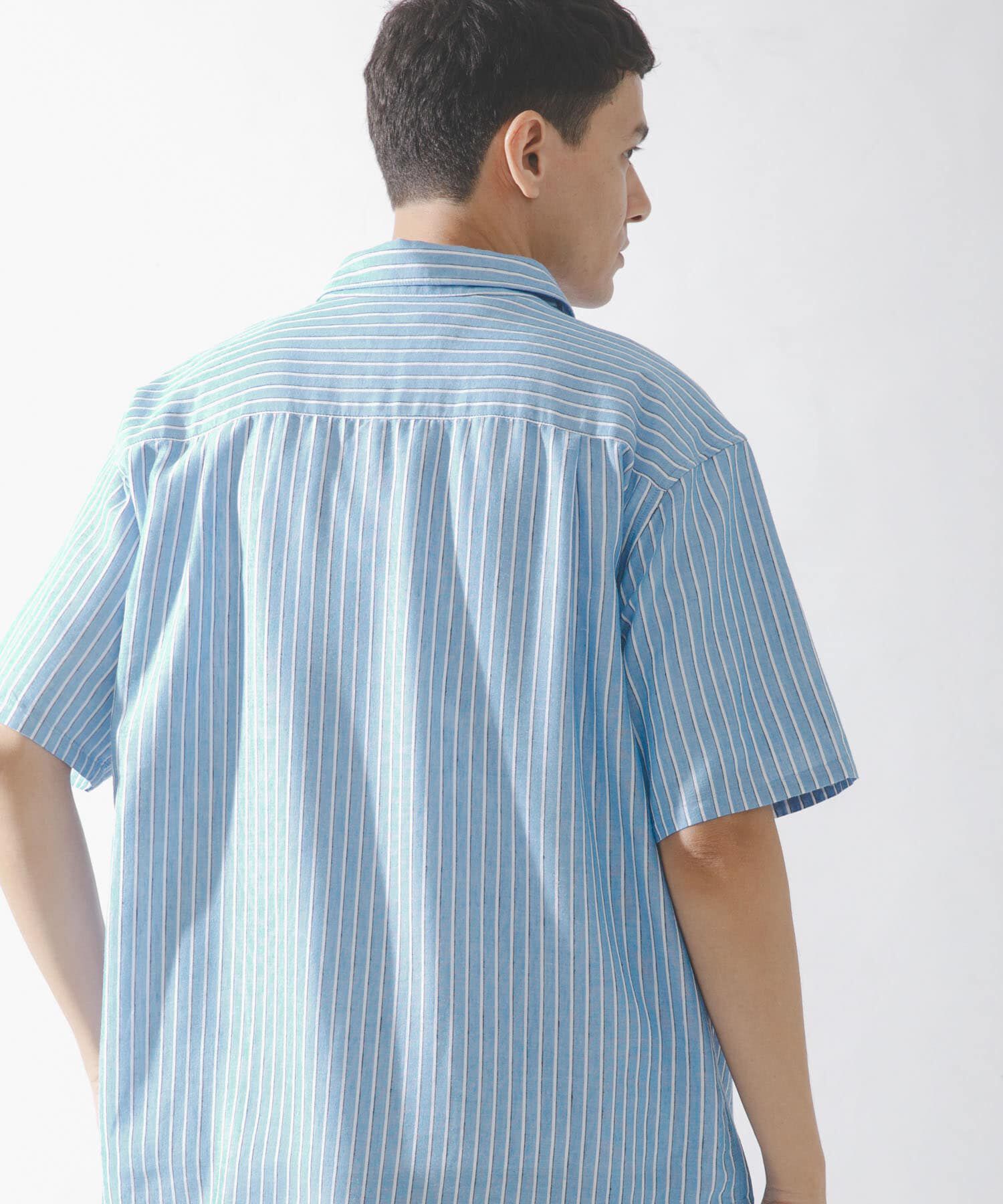 Sonny Label 「接触冷感リネン混ショートスリーブシャツ」|シャツ・ブラウス|