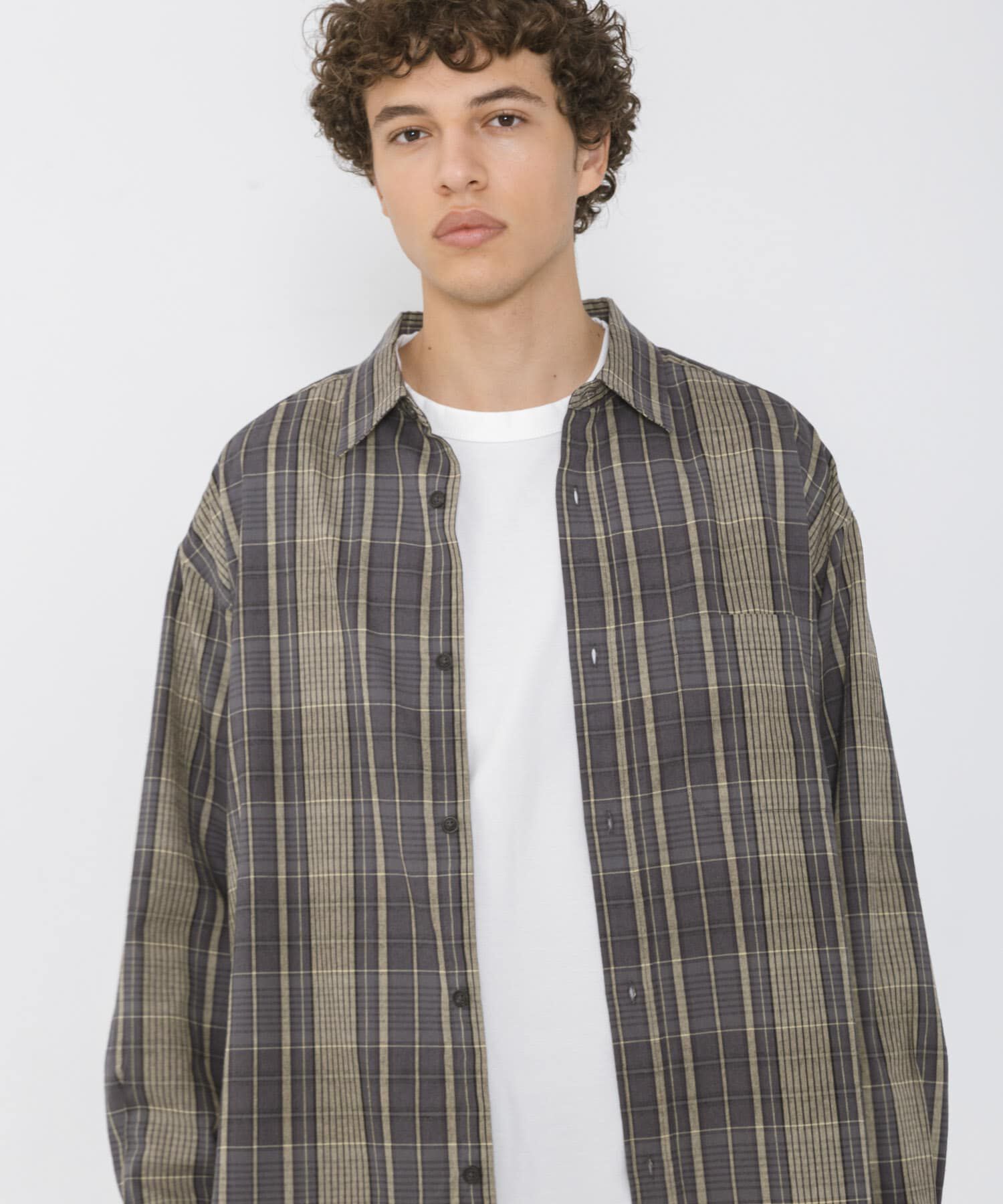 Sonny Label 「リラックスフィットチェックレギュラーカラーシャツ」|シャツ・ブラウス|