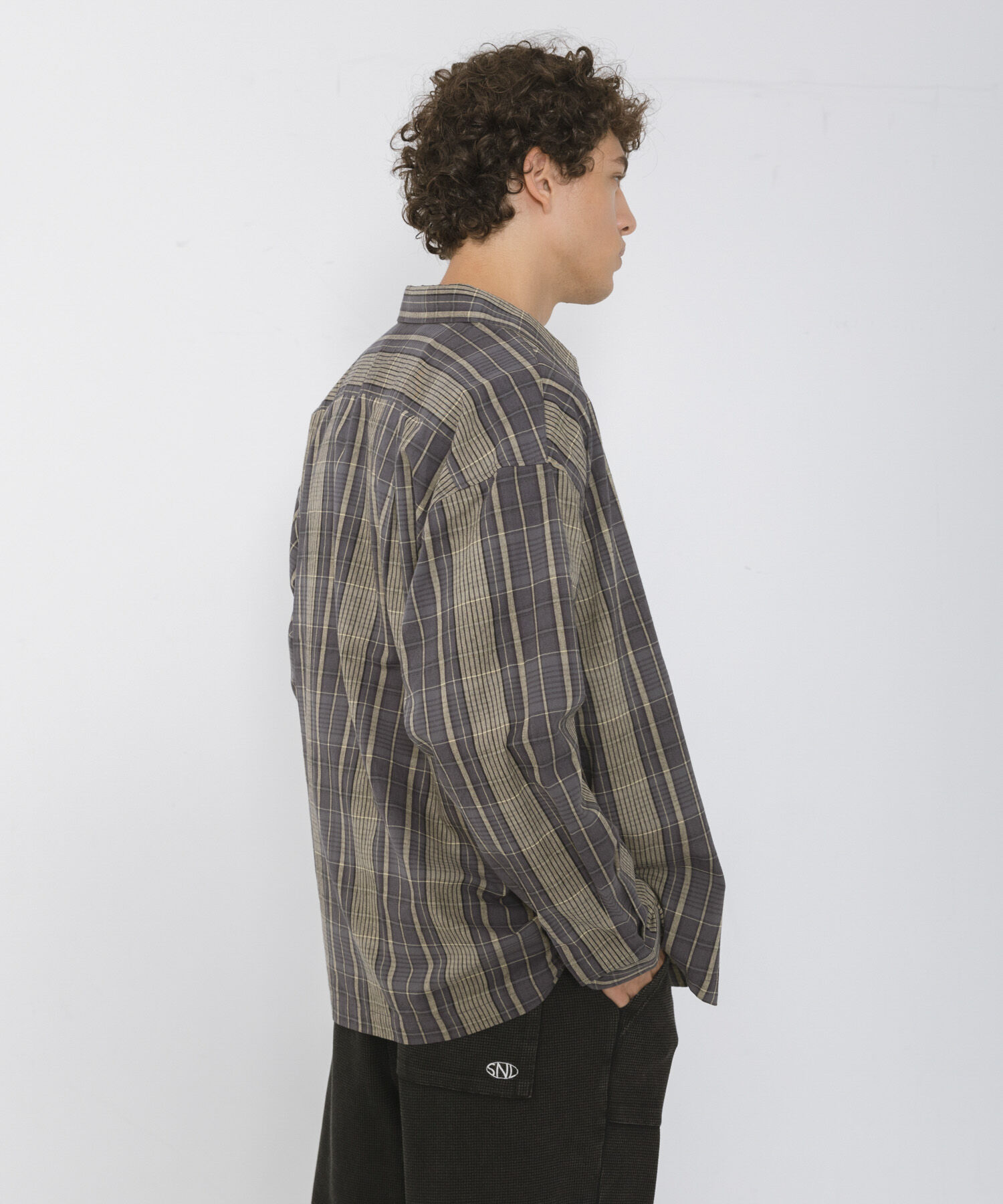 Sonny Label 「リラックスフィットチェックレギュラーカラーシャツ」|シャツ・ブラウス|
