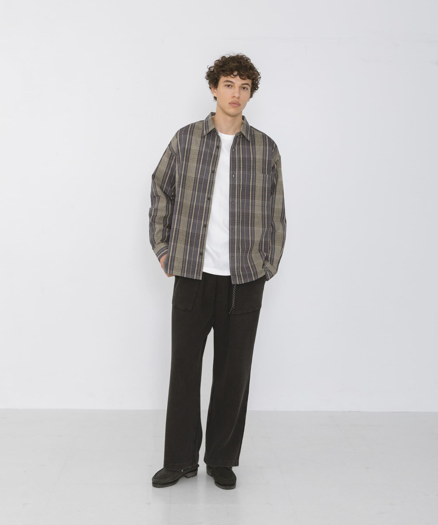 Sonny Label 「リラックスフィットチェックレギュラーカラーシャツ」|シャツ・ブラウス|