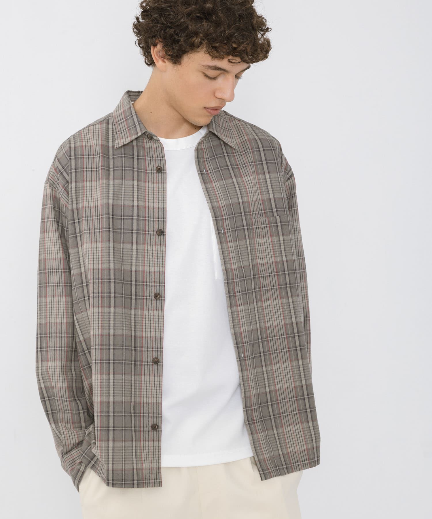 Sonny Label 「リラックスフィットチェックレギュラーカラーシャツ」|シャツ・ブラウス|