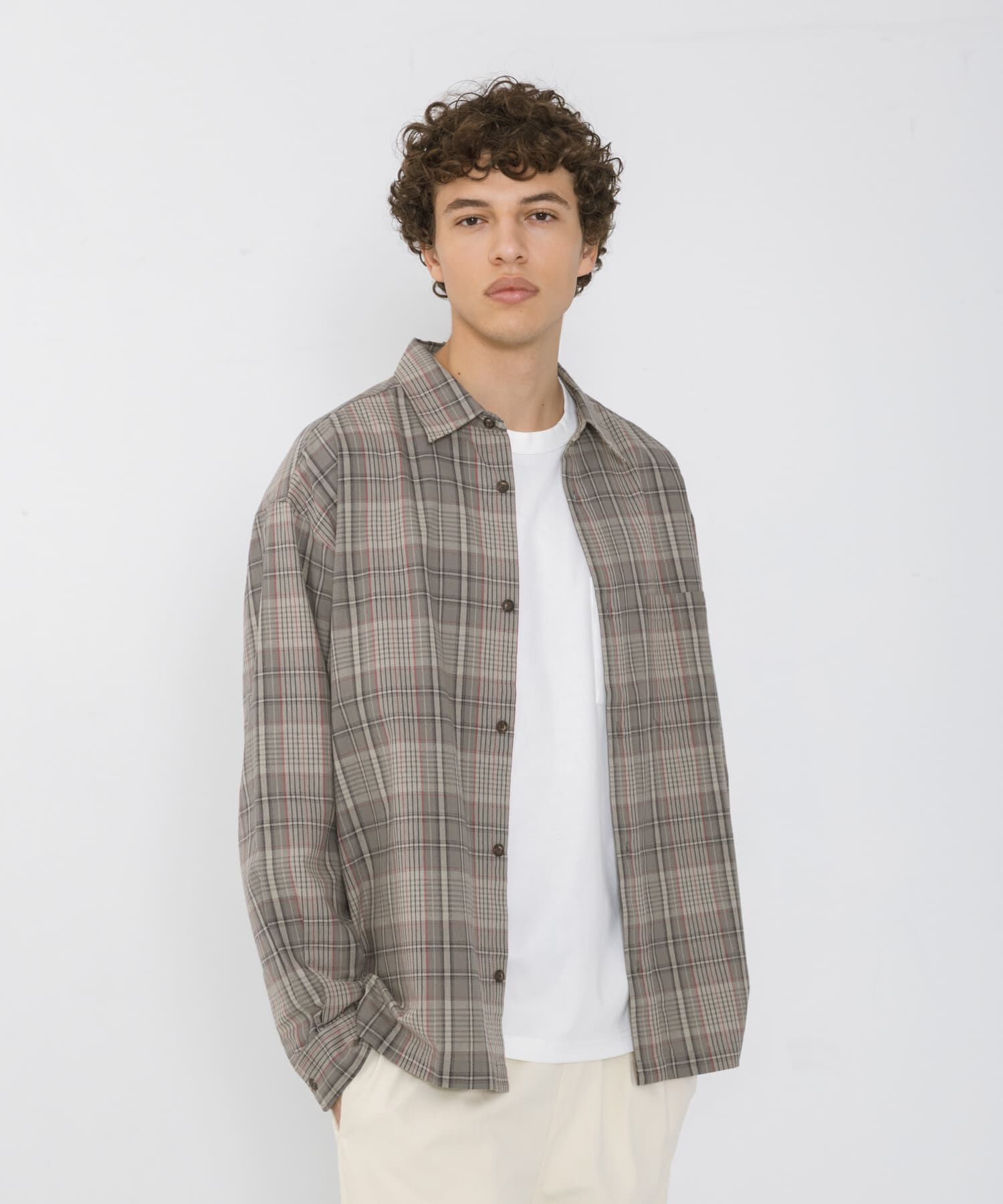 Sonny Label 「リラックスフィットチェックレギュラーカラーシャツ」|シャツ・ブラウス|