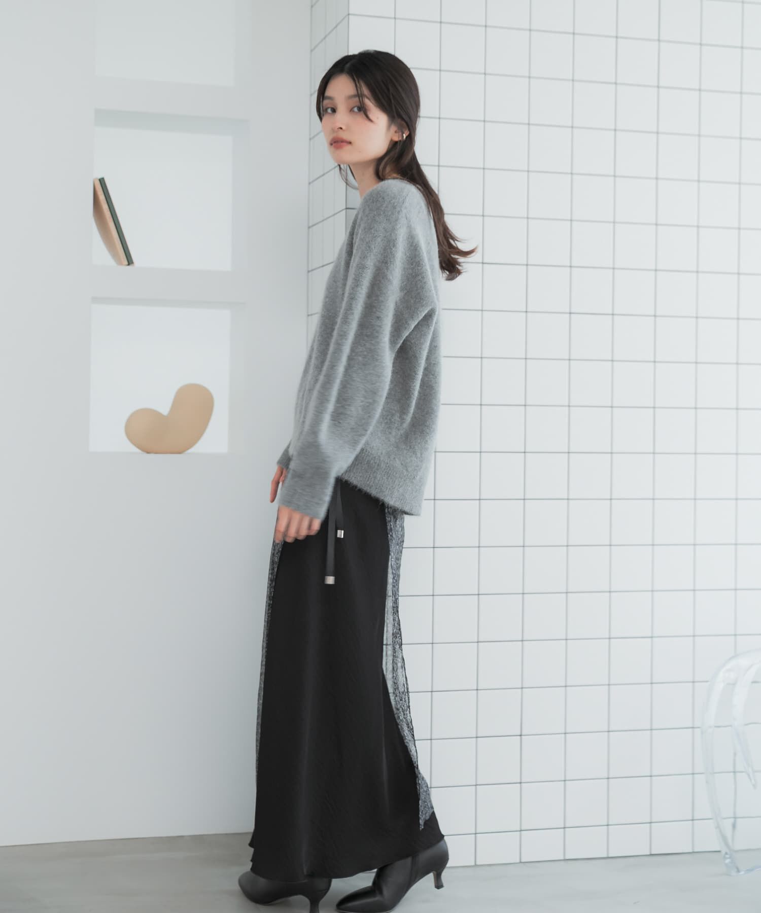 URBAN RESEARCH ROSSO「スモールフラワープリントラップスカート」|スカート|