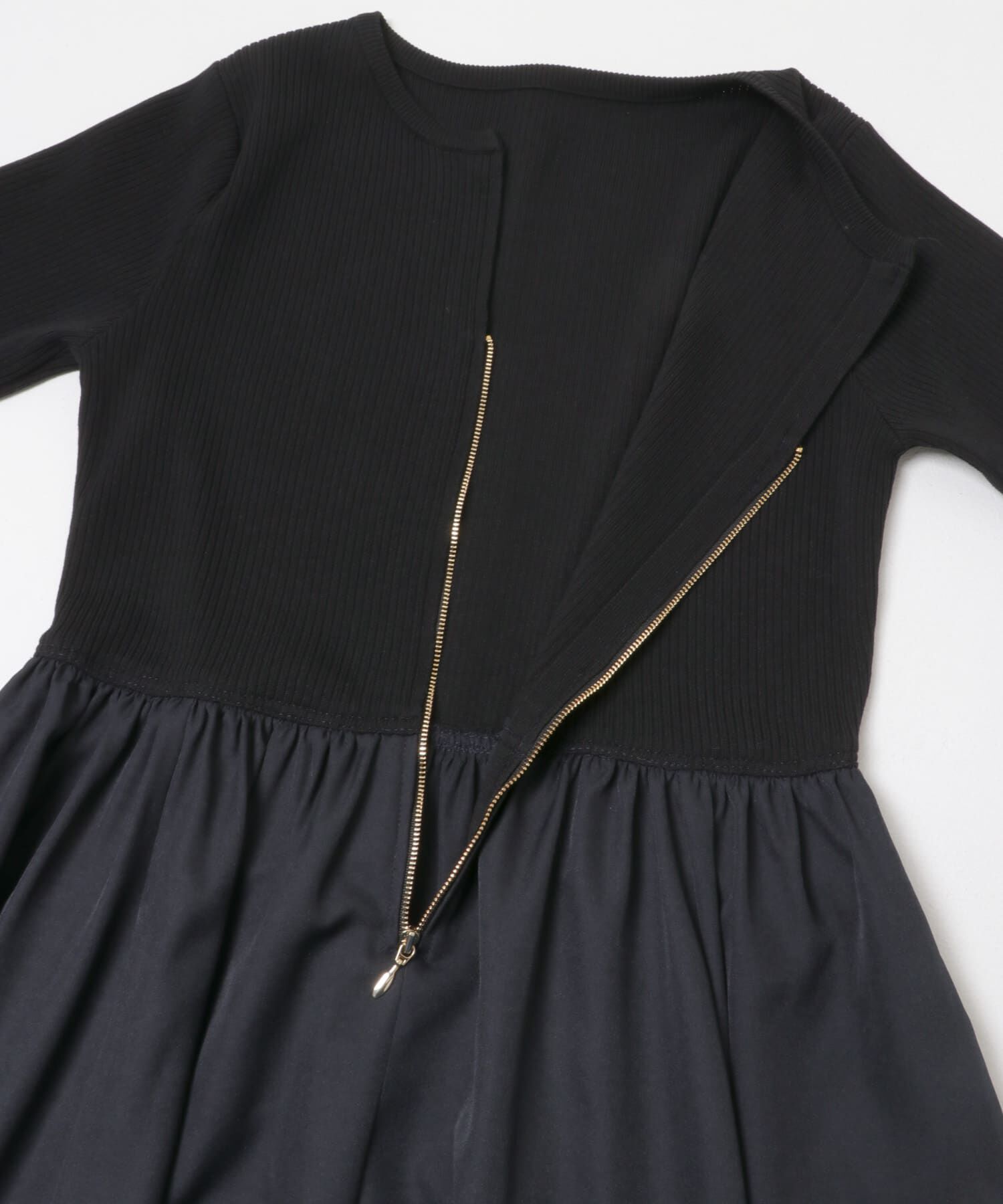 URBAN RESEARCH ROSSO「『WEB限定』キーネックドッキングワンピース」|ワンピース|