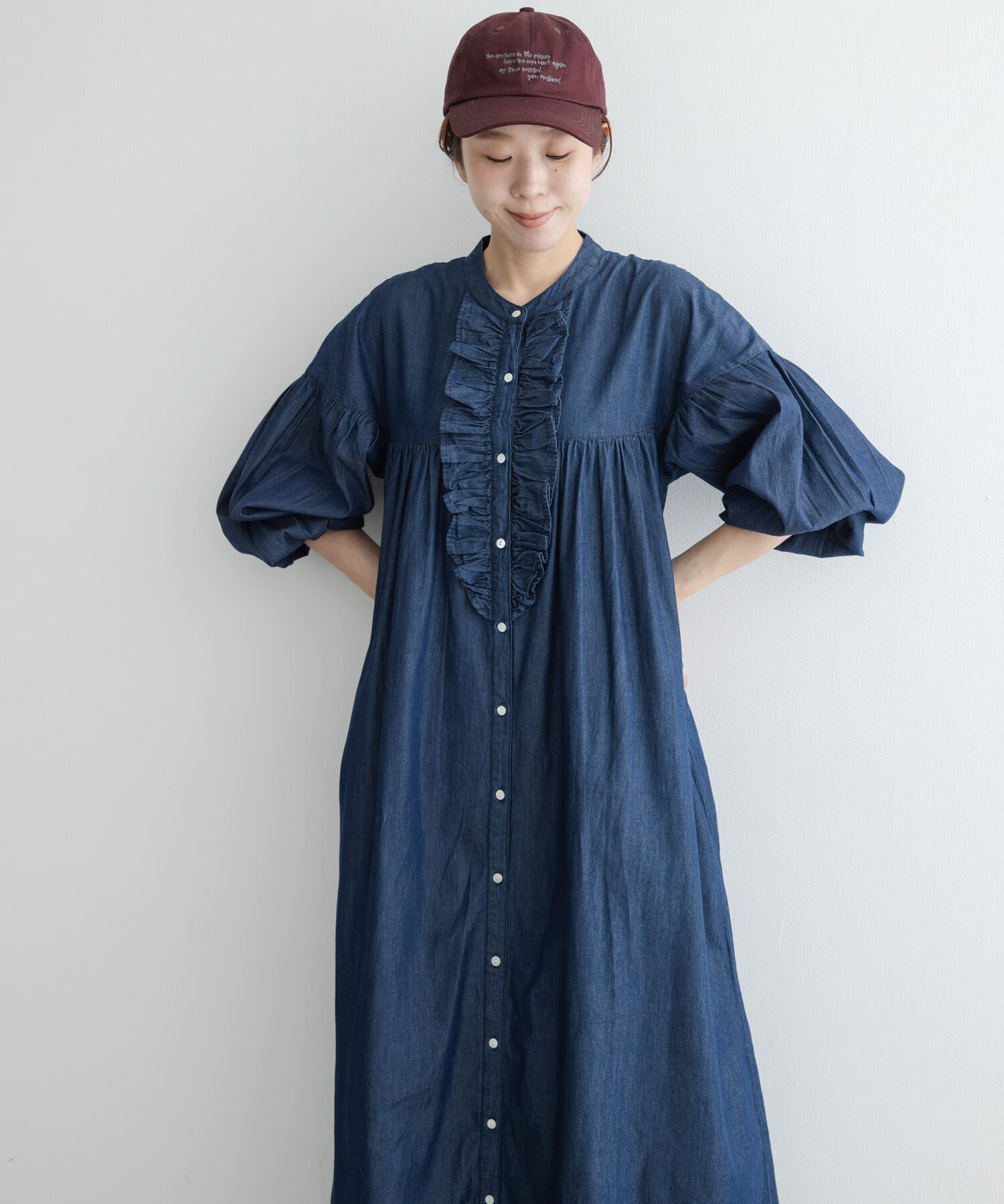 Sonny Label 「デニムフリルワンピース」|ワンピース|